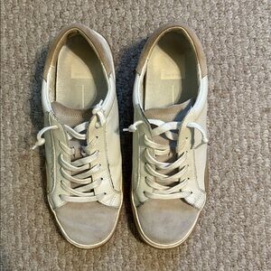 Dolce Vita Cream and Tan Sneakers